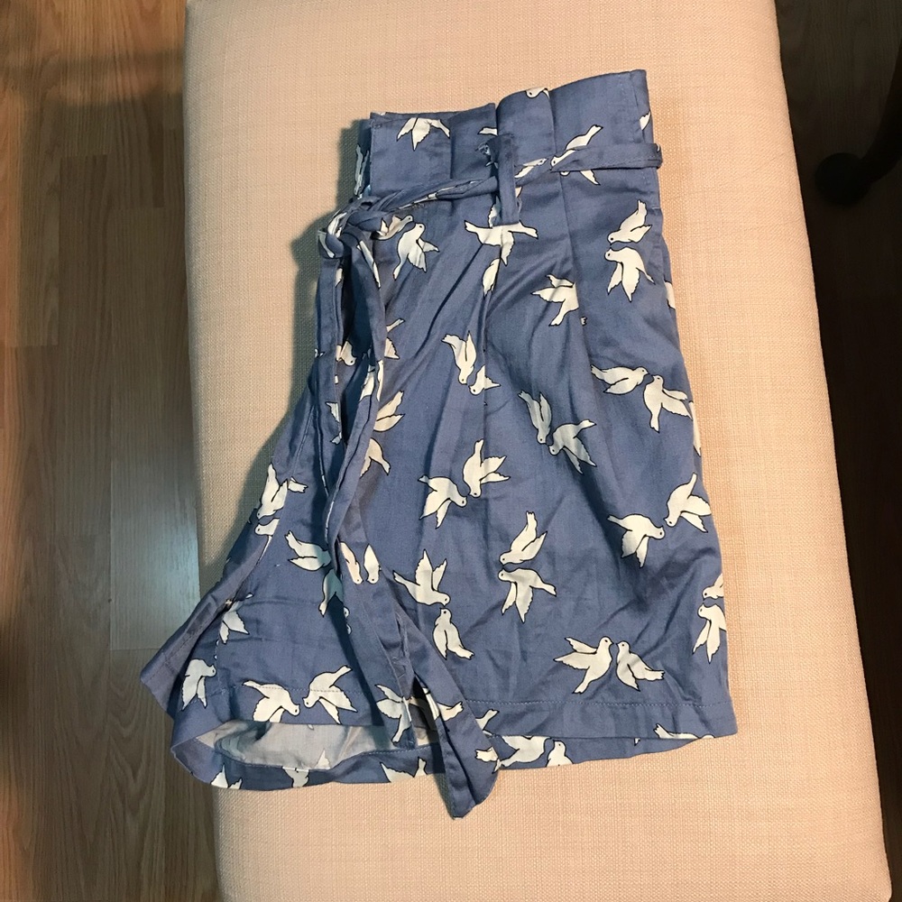 LAST CALL-High Waisted Dove Print Shorts